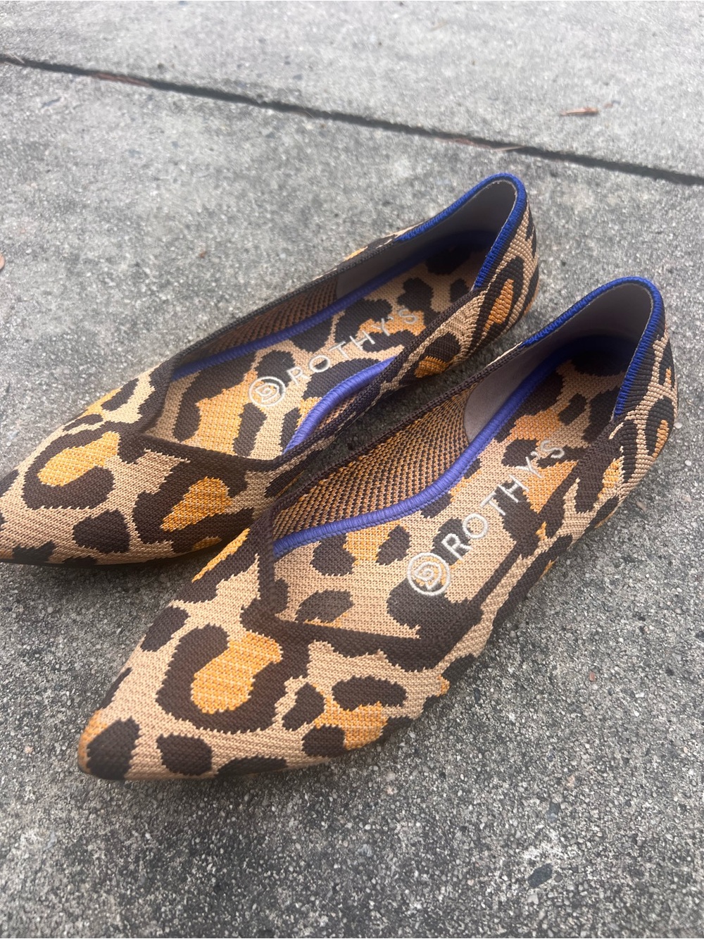 Rothy’s The Point Cheetah Flats